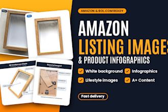 design amazon listing images and product infographics