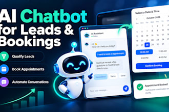 build an ai chatbot for lead generation and appointment booking