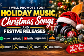 promote your holiday music festive releases