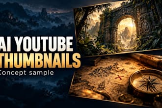 create ai thumbnails for spanish faceless youtube channels
