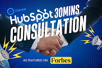 provide a 30 minute expert consultation on hubspot