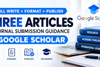 write scholarly articles for eb1a publication support