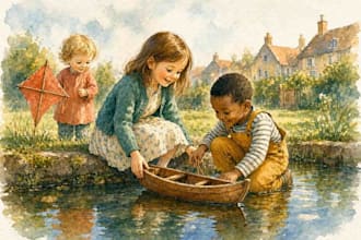 do watercolor book illustration watercolor children book