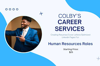 provide career services for human resources roles