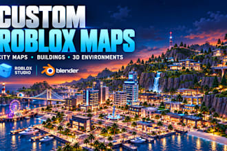 build custom roblox maps buildings 3d environments roblox studio roblox city map