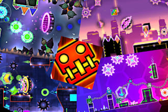 do geometry dash layout gd decoration texture pack gd level rate worthy level