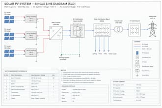 create electrical single line diagrams and drawings
