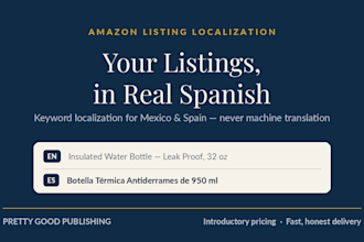 localize amazon listings into spanish for mexico and spain