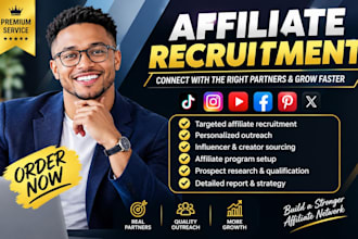do affiliate recruitment for your affiliate program