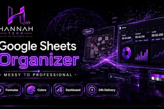 organize your messy google sheets into a professional dashboard