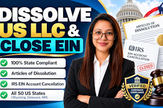 officially dissolve and close your US llc or corporation with the state