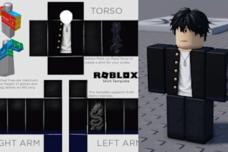 create themed roblox clothing design streetwear aesthetic y2k avatar outfits