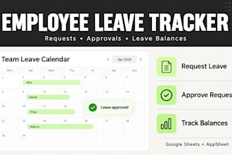 build an employee leave tracker with automated requests and approvals