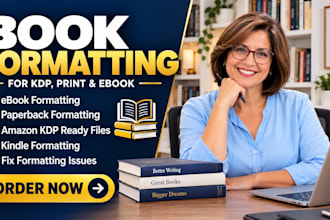 convert word indesign PDF format to epub mobi ebook formatting book conversion