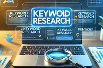 do professional google ads keyword research and list