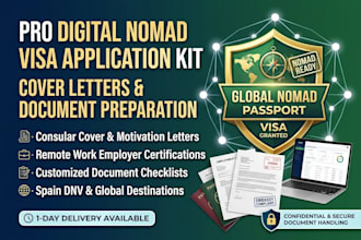 write your digital nomad visa cover letter and prepare application documents