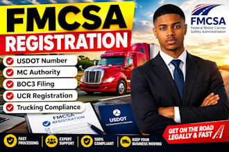do fmcsa registration usdot mc number boc3 and trucking compliance