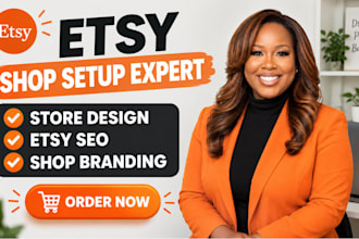 etsy shop setup etsy seo etsy listing optimization etsy store design logo banner