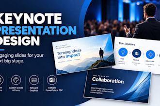 design engaging keynote presentations and conference slides