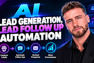 build n8n ai lead generation and lead follow up up automation
