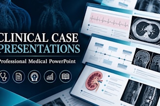 create a professional medical case presentation in powerpoint