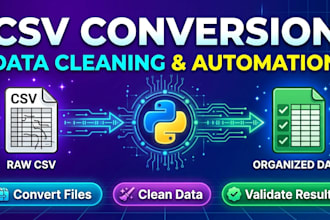 convert CSV json and XML files using python