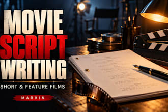 be your movie script writer
