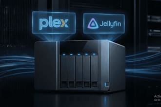 configure nas storage, plex, jellyfin and the full arr suite