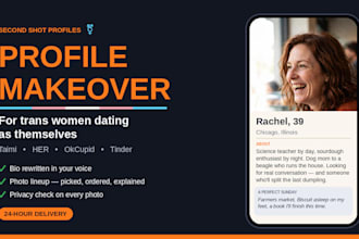 do a dating profile makeover for trans women, taimi her okcupid