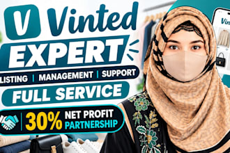 be your vinted virtual assistant for product listing and store manage