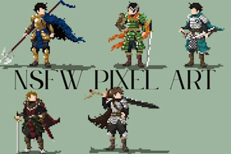 do nsfw pixel art sprite sheet animation character animation pixel art