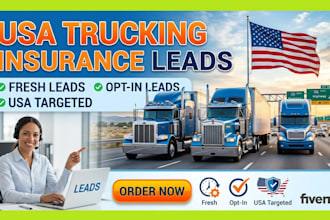 provide 1000 fresh trucking insurance leads fmcsa database