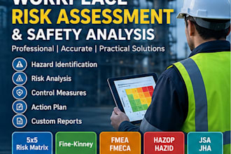 create workplace risk assessments and occupational safety reports