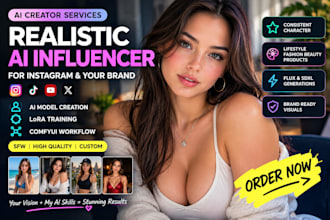 create a realistic sfw ai influencer for instagram