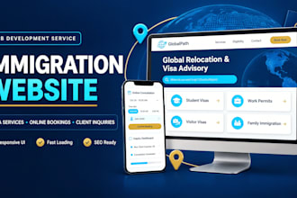 build immigration visa consultancy website with eligibility checker and bookings