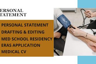 professionally edit your personal statement and college application