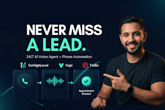 build a gohighlevel ai voice agent and phone automation
