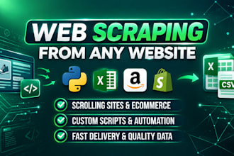 do python web scraping and ecommerce product scraping