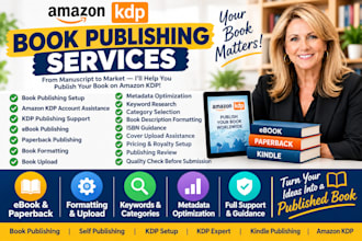 book publishing, self publishing, KDP setup, KDP expert, kindle publishing, KDP