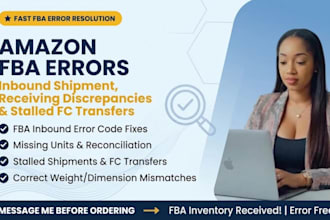 remove amazon fba shipment receiving errors and fix inbound stranded inventory