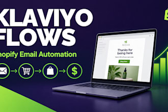 build klaviyo abandoned cart and welcome flows for shopify