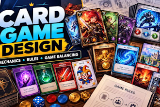 card game design playing card game art card illustration board game