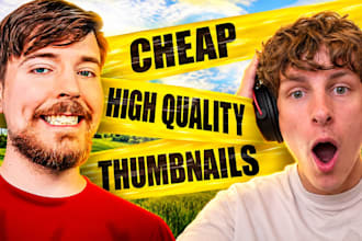 create a high quality youtube thumbnail