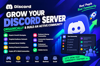 professional discord server promotion for fast organic community growth