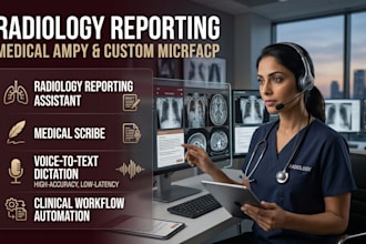 do ai medical scribe radiology reporting assistant voice to text dictation app