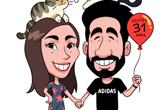 funny cartoons, family portraits, etc