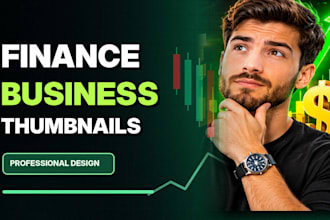 design professional finance business and tech yt thumbnails