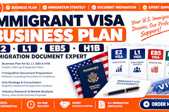 create immigrant visa business plan e2 l1 eb5 h1b immigration document expert