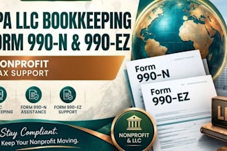 provide CPA llc bookkeeping and nonprofit accounting support