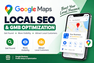 provide local SEO, google maps optimization, and gmb ranking
